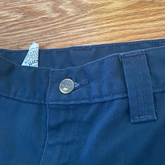 Vintage navy Carhartt pants size - 34/36 - Picture 2 of 5